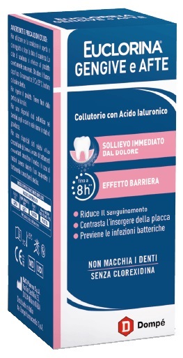 EUCLORINA GENGIVE E AFTE COLLUTORIO 200 ML - maxifarmacia.it