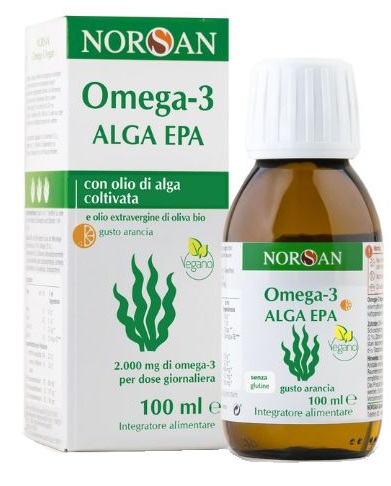 NORSAN OMEGA 3 ALGA EPA 100 ML - maxifarmacia.it