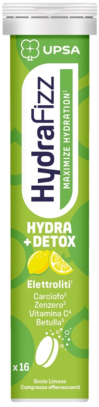 UPSA HYDRAFIZZ DETOX MAXIMIZE HYDRATION 16 COMPRESSE EFFERVESCENTI - maxifarmacia.it
