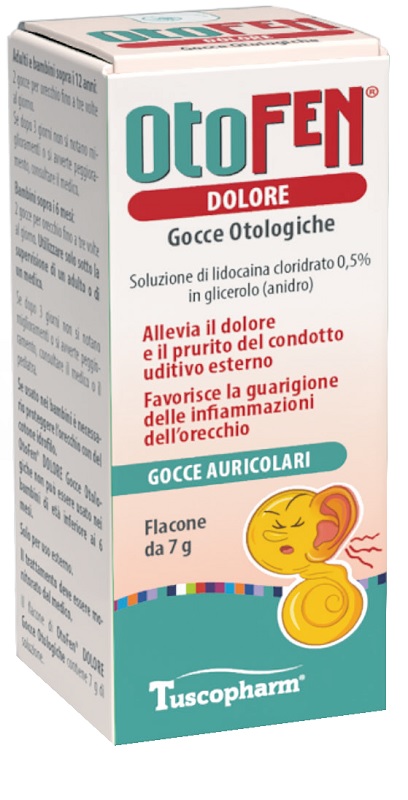 GOCCE OTOLOGICHE OTOFEN DOLORE 7 G - maxifarmacia.it