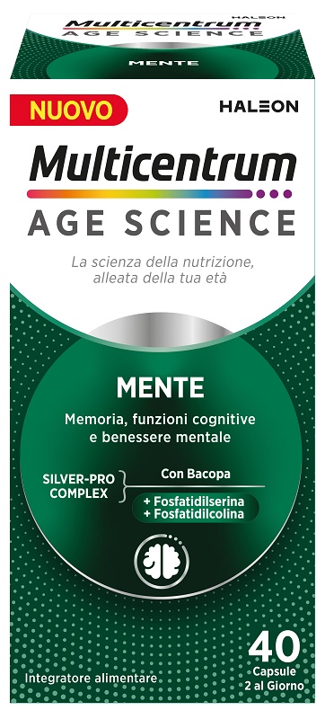 MULTICENTRUM AGE SCIENCE MENTE 40 CAPSULE - maxifarmacia.it
