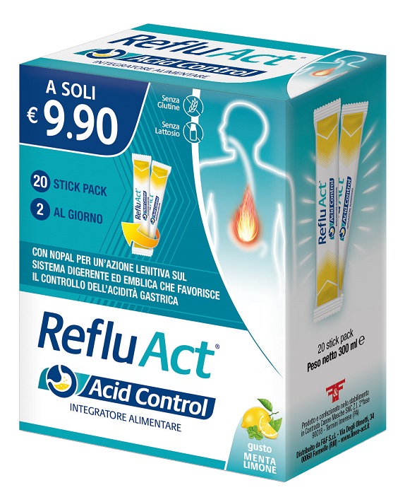 REFLU ACT ACID CONTROL 20 STICK - maxifarmacia.it