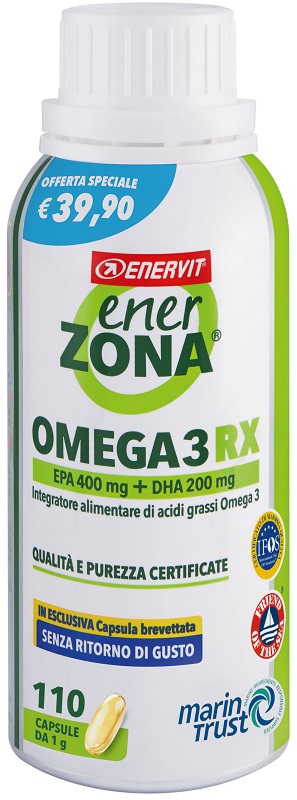 ENERZONA OMEGA 3 RX 110 CAPSULE 1 G - maxifarmacia.it