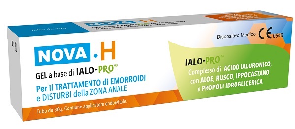 GEL TRATTAMENTO EMORROIDI NOVA H TUBO 30 G CON APPLICATORE - maxifarmacia.it