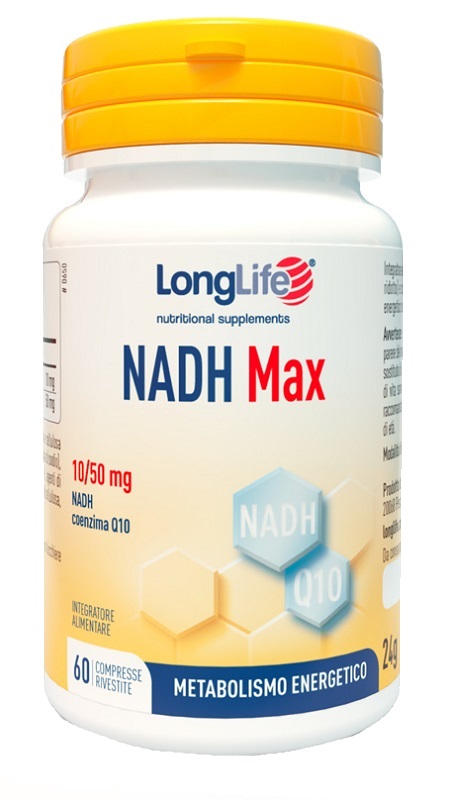 LONGLIFE NADH MAX 60 COMPRESSE RIVESTITE - maxifarmacia.it