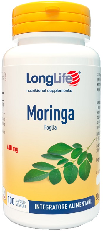 LONGLIFE MORINGA 400MG 100 CAPSULE - maxifarmacia.it