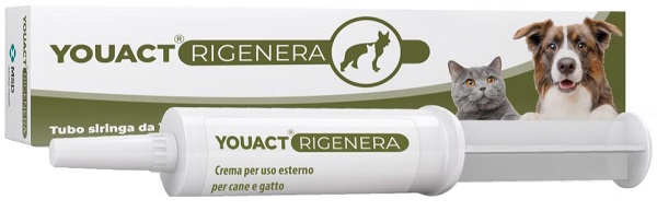 YOUACT RIGENERA CREMA CANE E GATTO TUBO SIRINGA DA 10 G - maxifarmacia.it