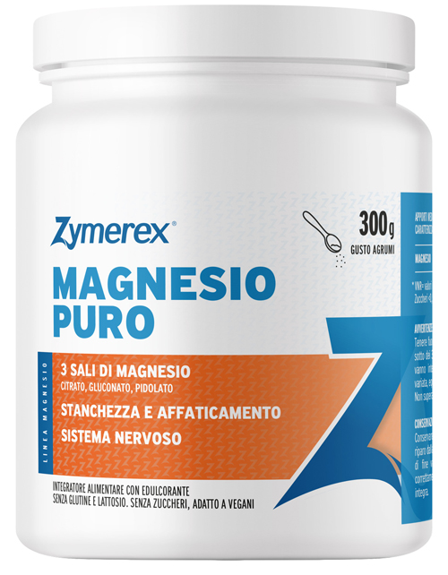 ZYMEREX MAGNESIO PURO POLVERE 300 G - maxifarmacia.it