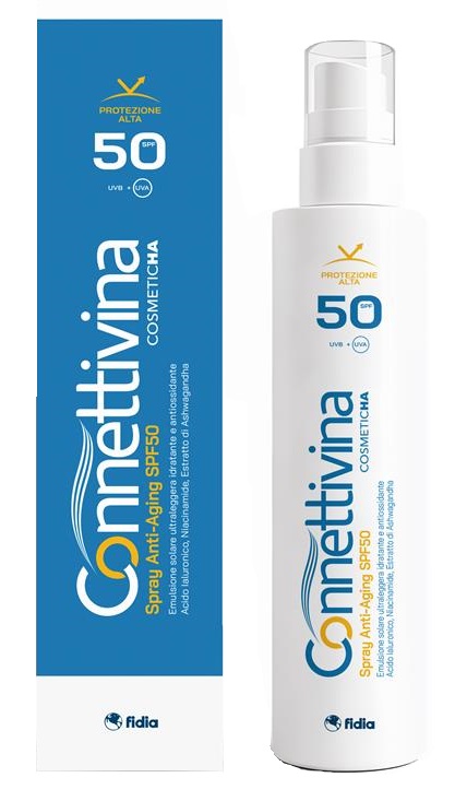 CONNETTIVINA SPRAY SOLARE ANTI AGING SPF50 180 ML - maxifarmacia.it