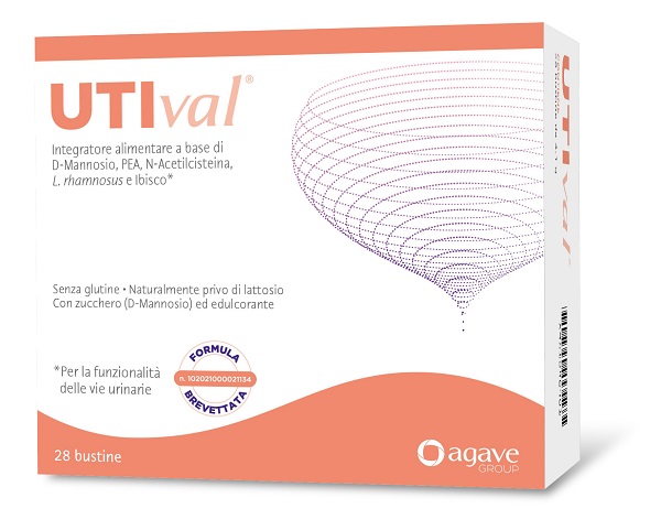 UTIVAL 28 BUSTINE NATURALMENTE PRIVO DI LATTOSIO CON ZUCCHERO D-MANNOSIO ED EDULCORANTE FORMULA BREVETTATA N. 102021000021134 - maxifarmacia.it