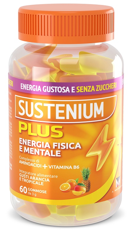 SUSTENIUM PLUS 60 CARAMELLE GOMMOSE 3 G - maxifarmacia.it