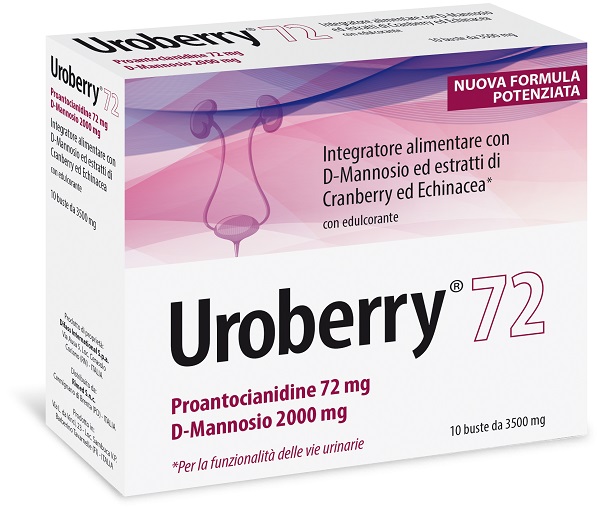 UROBERRY 72 10 BUSTE DA 3500 MG - maxifarmacia.it