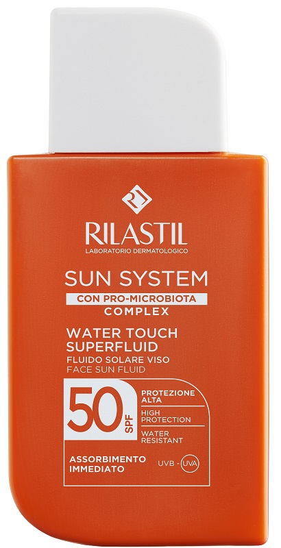 RILASTIL SUN SPF50 WATER SUPERFLUID 50 ML - maxifarmacia.it