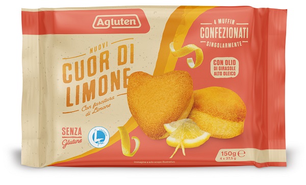 AGLUTEN NUOVI CUOR DI LIMONE 4 PEZZI DA 37,5 G - maxifarmacia.it
