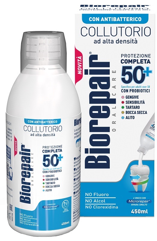 BIOREPAIR COLLUTORIO PROTEZIONE COMPLETA 50+ 450 ML - maxifarmacia.it