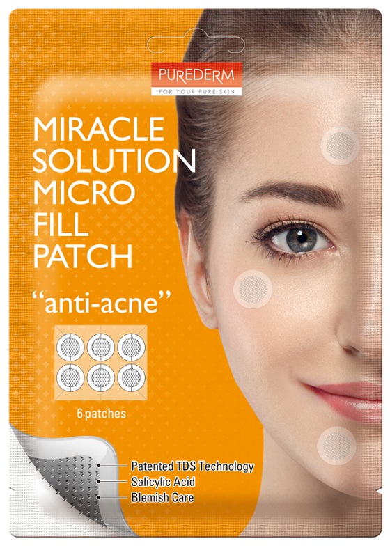 PUREDERM FOR YOUR PURE SKIN MIRACLE SOLUTION MICROCEROTTO ANTI-IMPERFEZIONI 6 PEZZI - maxifarmacia.it