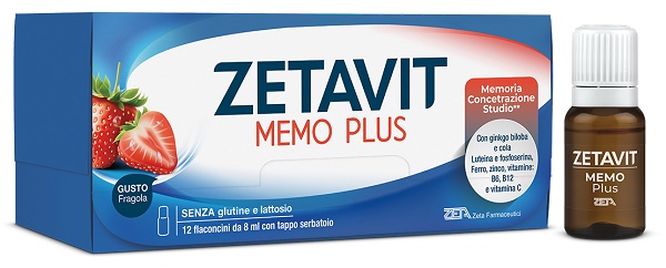 ZETAVIT MEMO PLUS 12 FLACONCINI 8 ML - maxifarmacia.it