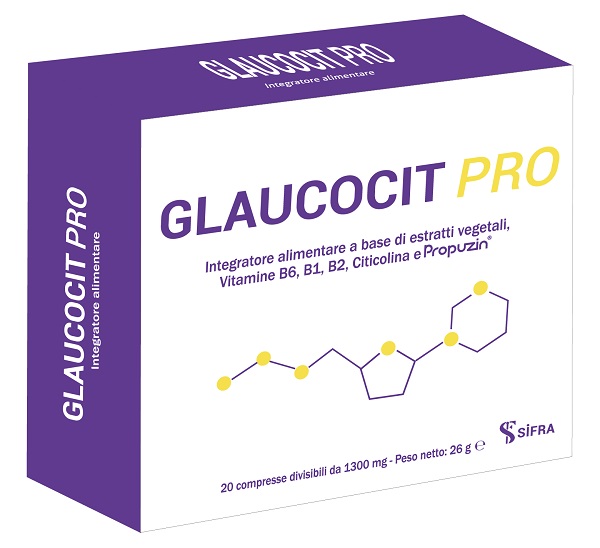 GLAUCOCIT PRO 20 COMPRESSE DIVISIBILI DA 1300 MG - maxifarmacia.it
