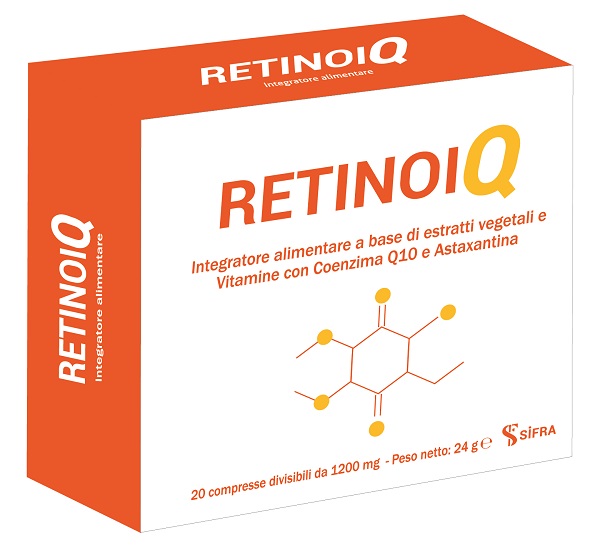 RETINOIQ 20 COMPRESSE DIVISIBILI DA 1200 MG - maxifarmacia.it