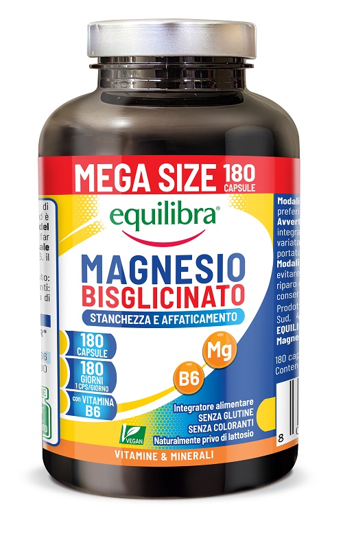 EQUILIBRA MAGNESIO BISGLICINATO 180 CAPSULE - maxifarmacia.it