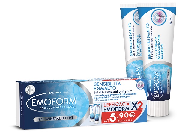 EMOFORM SENSIBILITA' E SMALTO 75 ML BIPACK - maxifarmacia.it