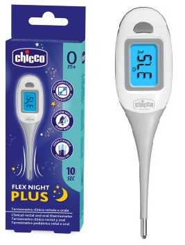 CHICCO TERMOMETRO FLEX NIGHT PLUS - maxifarmacia.it