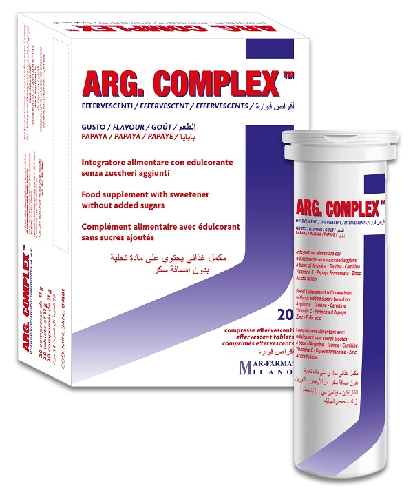 ARG COMPLEX 20 COMPRESSE EFFERVESCENTI - maxifarmacia.it