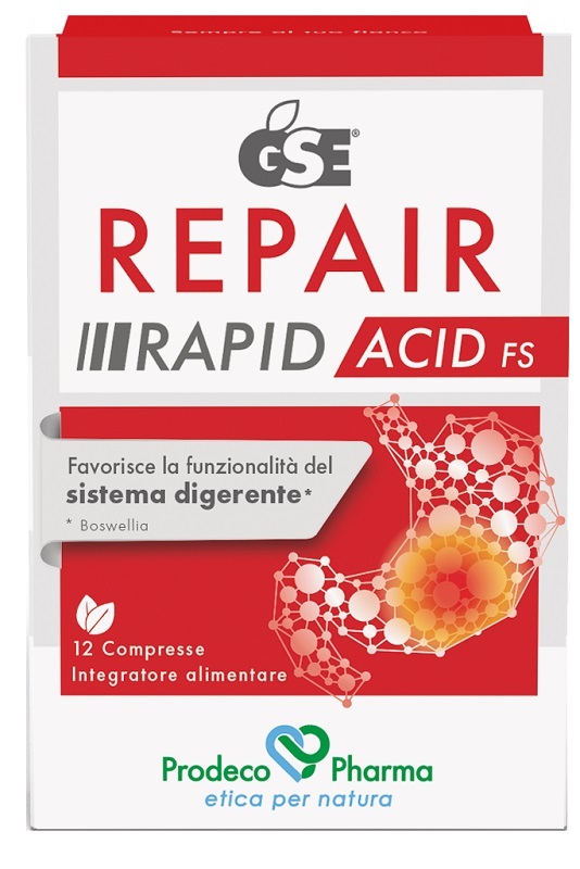 GSE REPAIR RAPID ACID FS 12 COMPRESSE - maxifarmacia.it