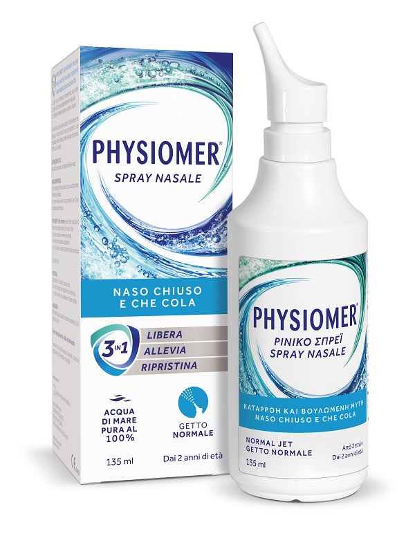 SPRAY NASALE PHYSIOMER GETTO NORMALE 135 ML - maxifarmacia.it