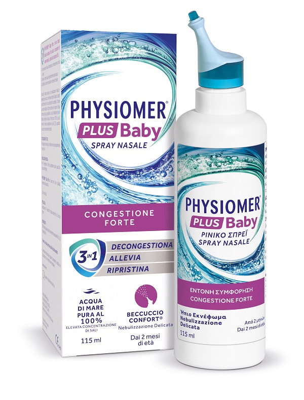 SPRAY NASALE PHYSIOMER PLUS BABY 115 ML - maxifarmacia.it