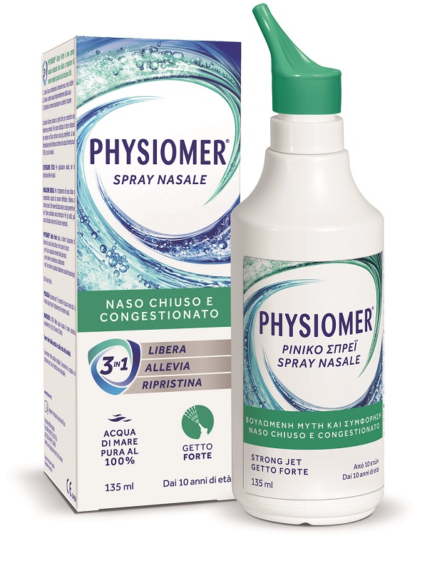 SPRAY NASALE PHYSIOMER GETTO FORTE 135 ML - maxifarmacia.it