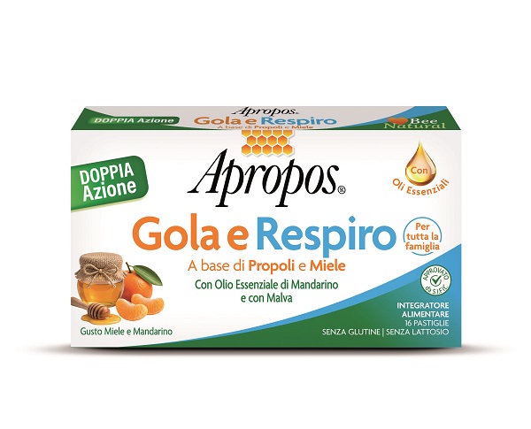 APROPOS GOLA RESPIRO 16 PASTIGLIE - maxifarmacia.it