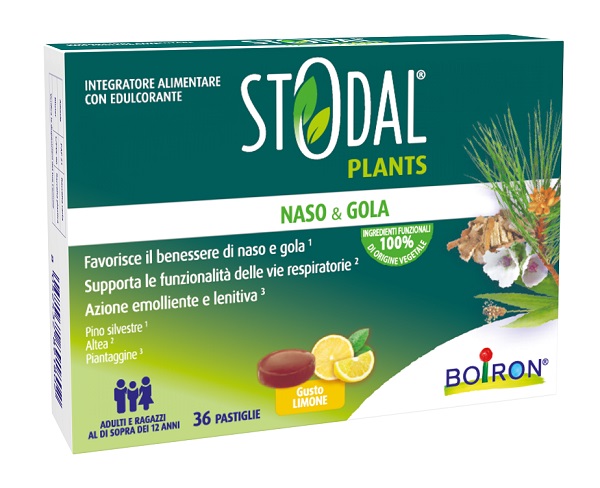 STODAL PLANTS LIMONE 36 PASTIGLIE SENZA GLUTINE NATURALMENTE PRIVO DI LATTOSIO - maxifarmacia.it