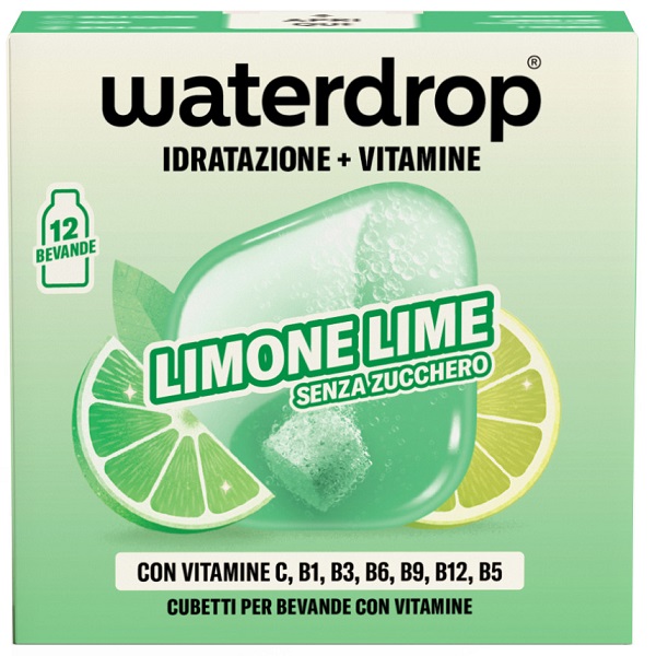 WATERDROP MICRODRINK LIME 12 CUBETTI - maxifarmacia.it