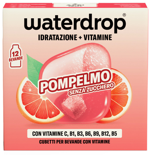 WATERDROP MICRODRINK POMPELMO 12 CUBETTI - maxifarmacia.it