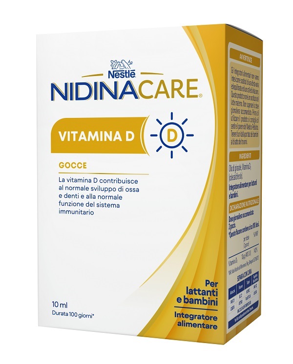 NIDINACARE VITAMINA D 10 ML - maxifarmacia.it