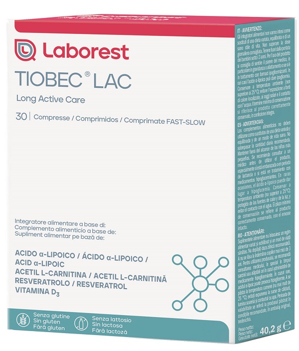 TIOBEC LAC 30 COMPRESSE - maxifarmacia.it
