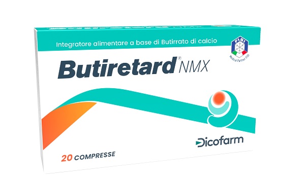 BUTIRETARD NMX 20 COMPRESSE SENZA GLUTINE NATURALMENTE PRIVO DI LATTOSIO - maxifarmacia.it