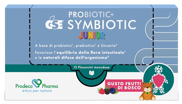 PROBIOTIC+ GSE SYMBIOTIC JUNIOR 15 FLACONCINI DA 10 ML - maxifarmacia.it