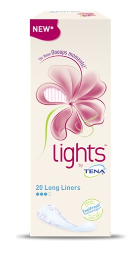 SALVASLIP PER INCONTINENZA PICCOLE PERDITE LIGHTS BY TENA LONG 20 PEZZI - maxifarmacia.it