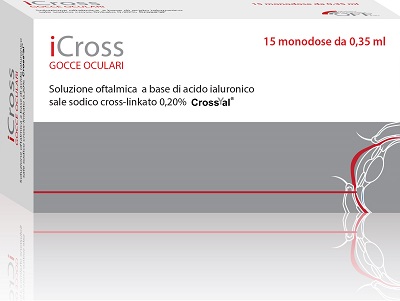 ICROSS SOLUZIONE OFTALMICA ACIDO IALURONICO CROSS-LINKATO 0,2% 15 MONODOSI DA 0,35 ML - maxifarmacia.it