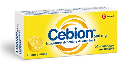 CEBION VITAMINA C GUSTO LIMONE DA 20 COMPRESSE MASTICABILI - maxifarmacia.it