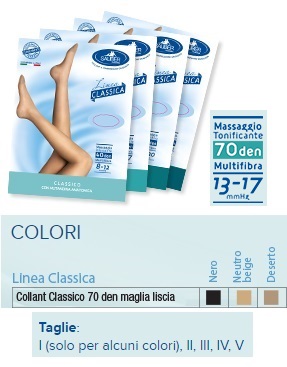 SAUBER COLLANT 70 DENARI MAGLIA LISCIA NERO 4 LINEA CLASSICA - maxifarmacia.it