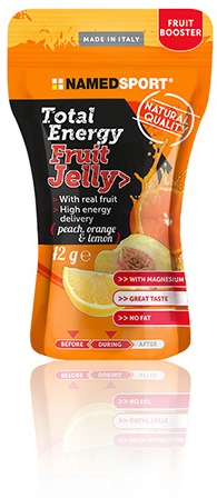 TOTAL ENERGY FRUIT JELLY PEACH ORANGE & LEMON 42 G - maxifarmacia.it