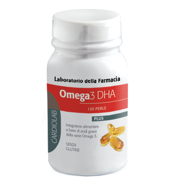 LABORATORIO DELLA FARMACIA OMEGA 3 DHA PLUS 120 PERLE LINEA CARDIOLAB - maxifarmacia.it