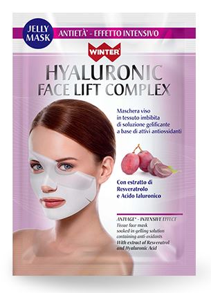 WINTER HYALURONIC FACE LIFT COMPLEX JELLY MASK VISO ANTIETA' EFFETTO INTENSIVO - maxifarmacia.it