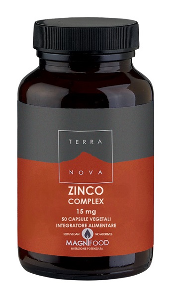TERRANOVA COMPLESSO DI ZINCO 15 MG 50 CAPSULE - maxifarmacia.it