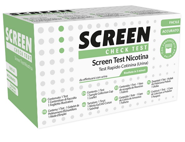 SCREEN TEST NICOTINA/COTININA URINA - maxifarmacia.it