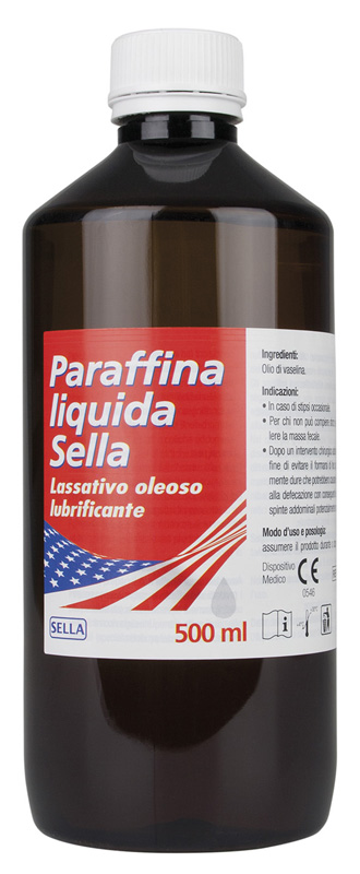 PARAFFINA LIQUIDA LASSATIVO 500ml - maxifarmacia.it