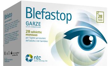 BLEFASTOP GARZA CON HY-TER IN COTONE PIEGATA CON FILO DI BARIO 28 PEZZI - maxifarmacia.it